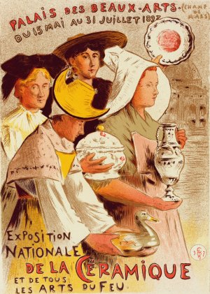 Exposition Nationale De La Ceramique Et De Tous Les Arts Du Feu by Etienne Moreau-Nelaton Oil Painting