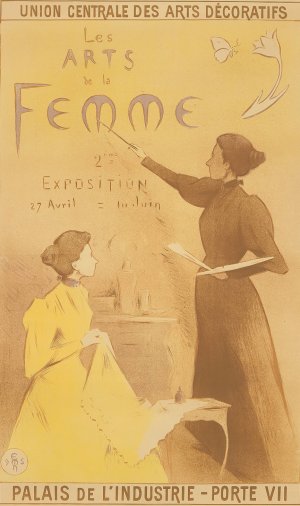 Les Arts de la Femme by Etienne Moreau-Nelaton Oil Painting