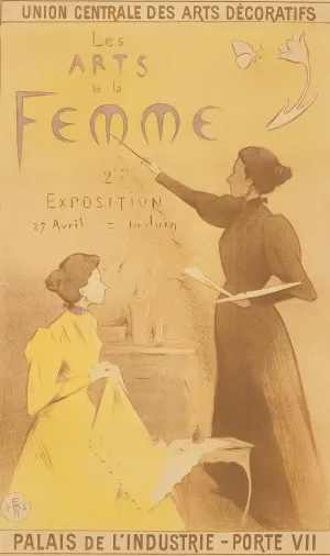 Les Arts de la Femme by Etienne Moreau-Nelaton Oil Painting