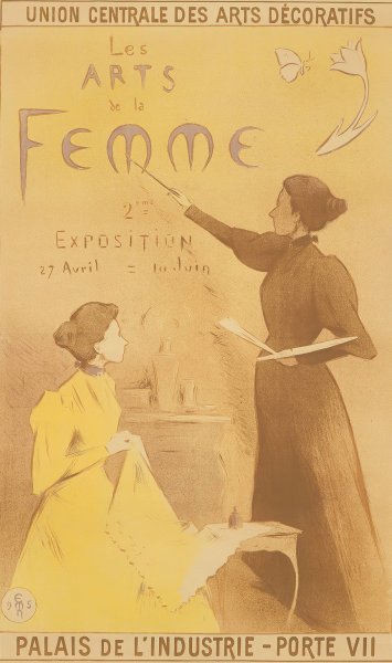 Les Arts de la Femme  by Etienne Moreau-Nelaton - Hand-Painted Oil Painting Reproduction