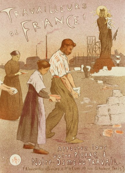 Notre-Dame Du Travail  by Etienne Moreau-Nelaton - Hand-Painted Oil Painting Reproduction