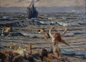 Return of Ulysses by Ettore Tito Oil Painting