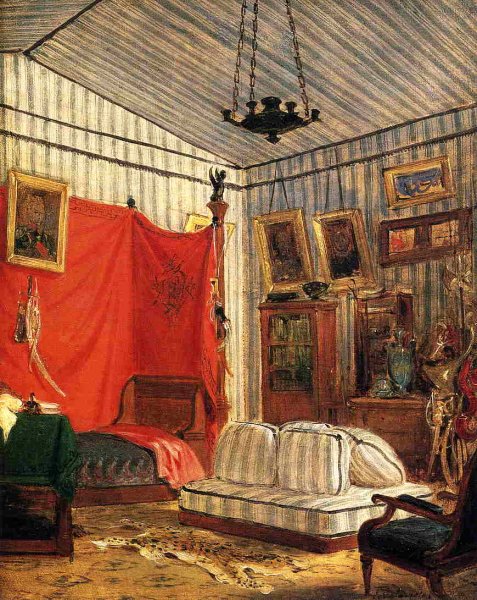 Main Product Photo of Count de Mornay's Apartment Painting by Eugene Delacroix