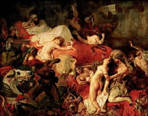 Death of Sardanapalus by Eugene Delacroix Oil Painting