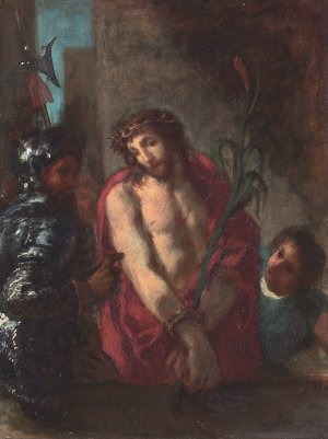 Ecce Homo by Eugene Delacroix Oil Painting