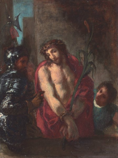 Ecce Homo by Eugene Delacroix - Hand-Painted Oil Painting Reproduction