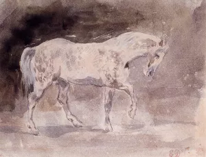Horse by Eugene Delacroix Oil Painting
