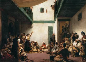 Jewish Wedding in Morocco painting by Eugene Delacroix