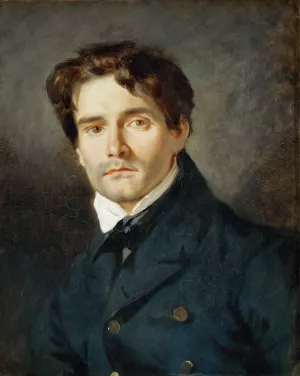Leon Riesener Oil painting by Eugene Delacroix