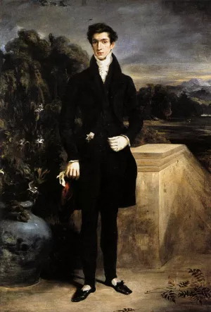 Louis-Auguste Schwiter Oil painting by Eugene Delacroix