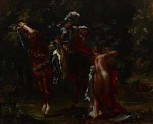 Marphise by Eugene Delacroix Oil Painting