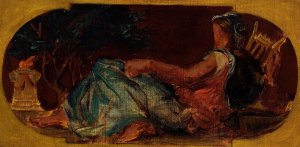 Minerve by Eugene Delacroix Oil Painting