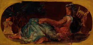 Minerve by Eugene Delacroix Oil Painting