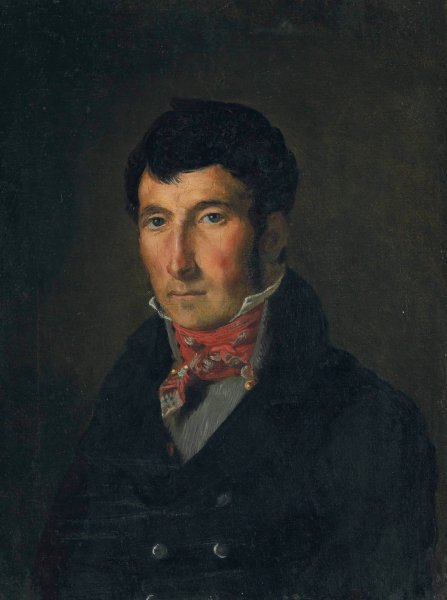 Portrait de Fougerat by Eugene Delacroix - Hand-Painted Oil Painting Reproduction