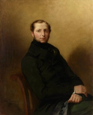 Portrait of Count Charles de Mornay by Eugene Delacroix Oil Painting