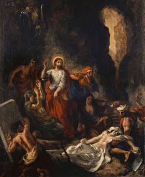 The Raising Of Lazarus by Eugene Delacroix Oil Painting