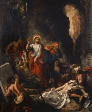 The Raising Of Lazarus by Eugene Delacroix Oil Painting