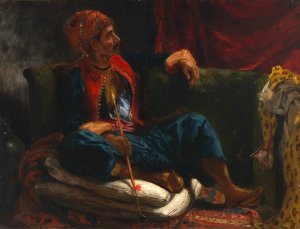 The Smoker by Eugene Delacroix Oil Painting