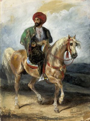The Turkish Rider by Eugene Delacroix Oil Painting