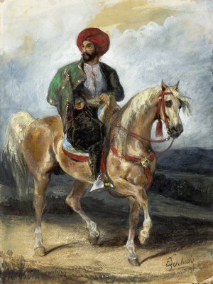 The Turkish Rider by Eugene Delacroix Oil Painting