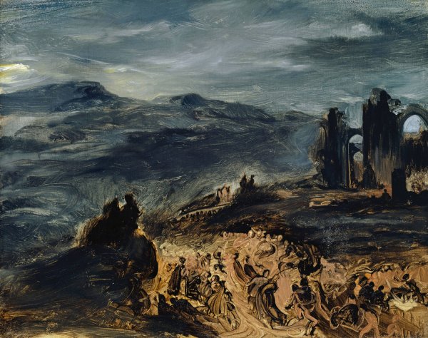 The Witches' Sabbath  by Eugene Delacroix - Hand-Painted Oil Painting Reproduction