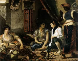 The Women of Algiers by Eugene Delacroix - Oil Painting Reproduction