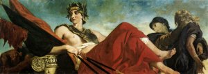 War Oil painting by Eugene Delacroix