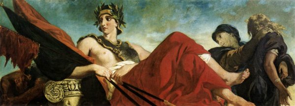 War by Eugene Delacroix - Hand-Painted Oil Painting Reproduction