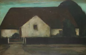 Homestead Oil painting by Eugeen Van Mieghem