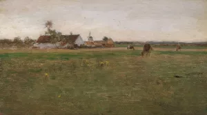Abendlandschaft by Eugen Jettel Oil Painting