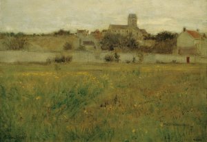 Ansicht Von Auvers-Sur-Oise by Eugen Jettel Oil Painting