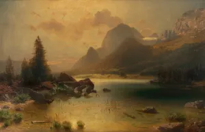 Hintersee bei Berchtesgaden by Eugen Jettel Oil Painting