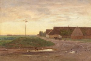 Kreuzweg bei Cayeux by Eugen Jettel Oil Painting
