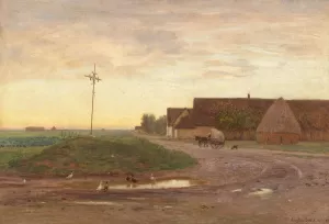 Kreuzweg bei Cayeux by Eugen Jettel Oil Painting
