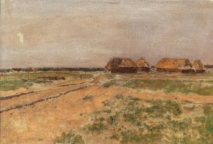Landschaft by Eugen Jettel Oil Painting