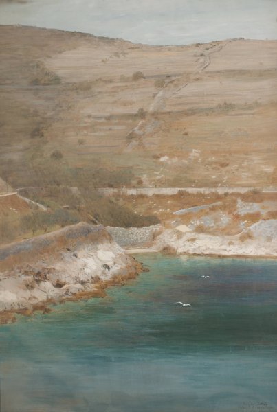 Valle Oscura  by Eugen Jettel - Hand-Painted Oil Painting Reproduction