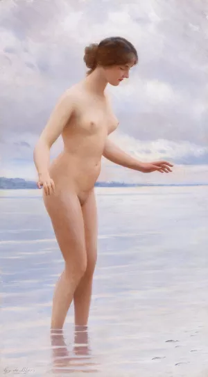 In the Water by Eugen Von Blaas Oil Painting