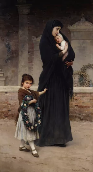 Semper Vivit Amor Oil painting by Eugen Von Blaas