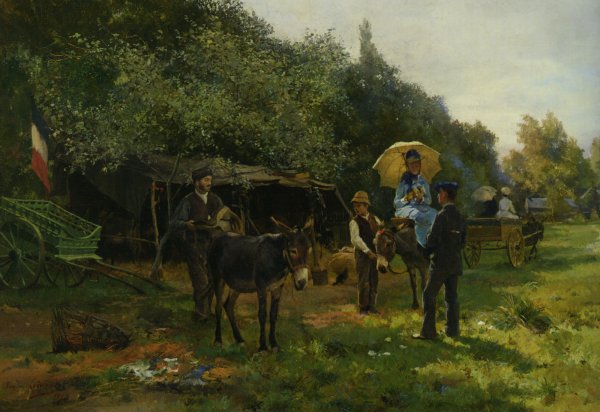Main Product Photo of Excursion d'ete Painting by Eugene-Alexis Girardet