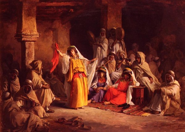 Main Product Photo of The Almeh Painting by Eugene-Alexis Girardet