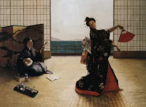 Danse Japonaise by Eugene Armand Lachaise Oil Painting