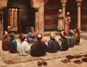 The Dhikr by Eugene Baugnies Oil Painting