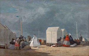 Approaching Storm by Eugene Boudin Oil Painting