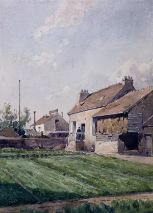 Rue Montempoivre Oil painting by Eugene Bourgeois