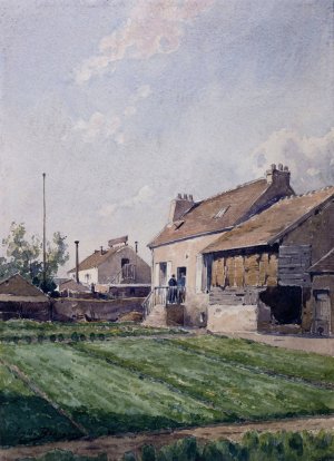 Rue Montempoivre by Eugene Bourgeois Oil Painting