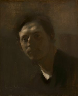 Armand Berton by Eugene Carriere Oil Painting
