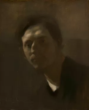 Armand Berton by Eugene Carriere Oil Painting