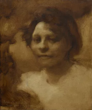 Madame Case by Eugene Carriere Oil Painting