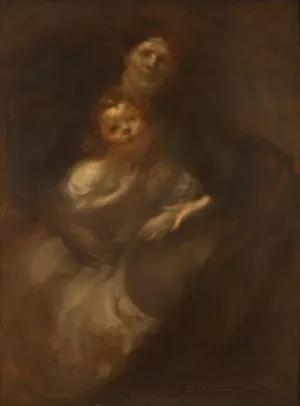 Maternite by Eugene Carriere Oil Painting