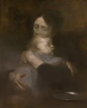 Maternite by Eugene Carriere Oil Painting